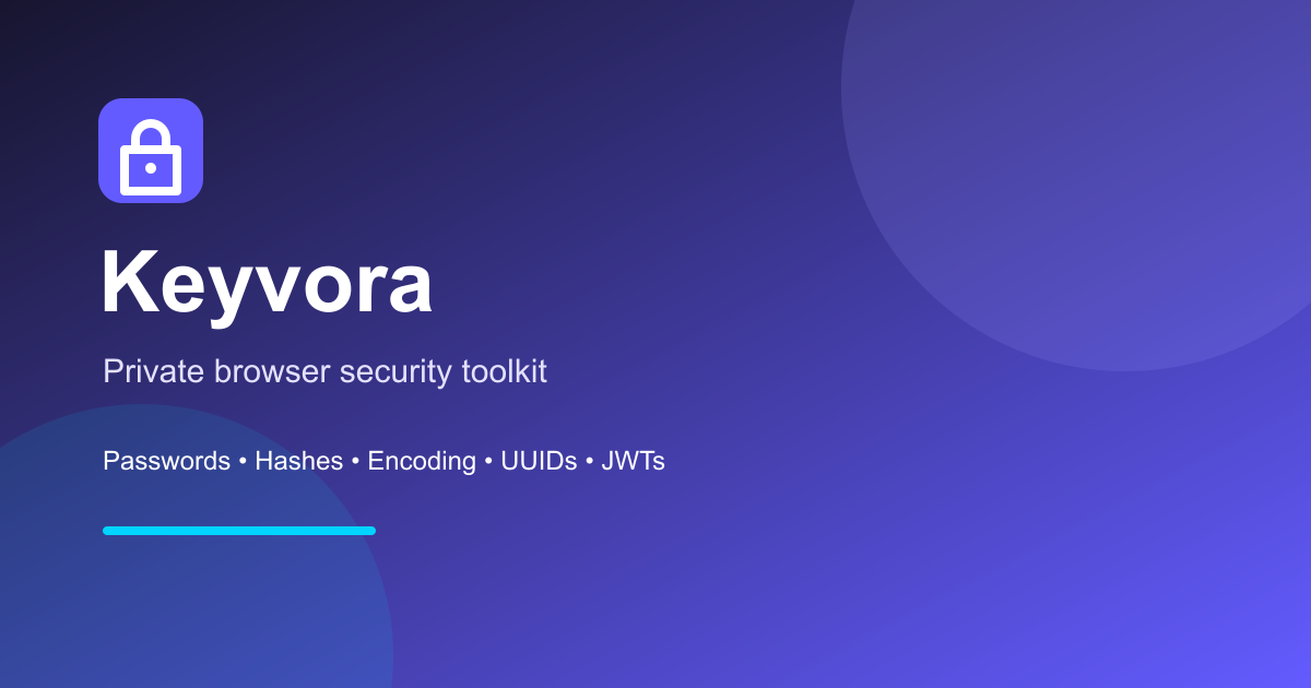 Keyvora interface