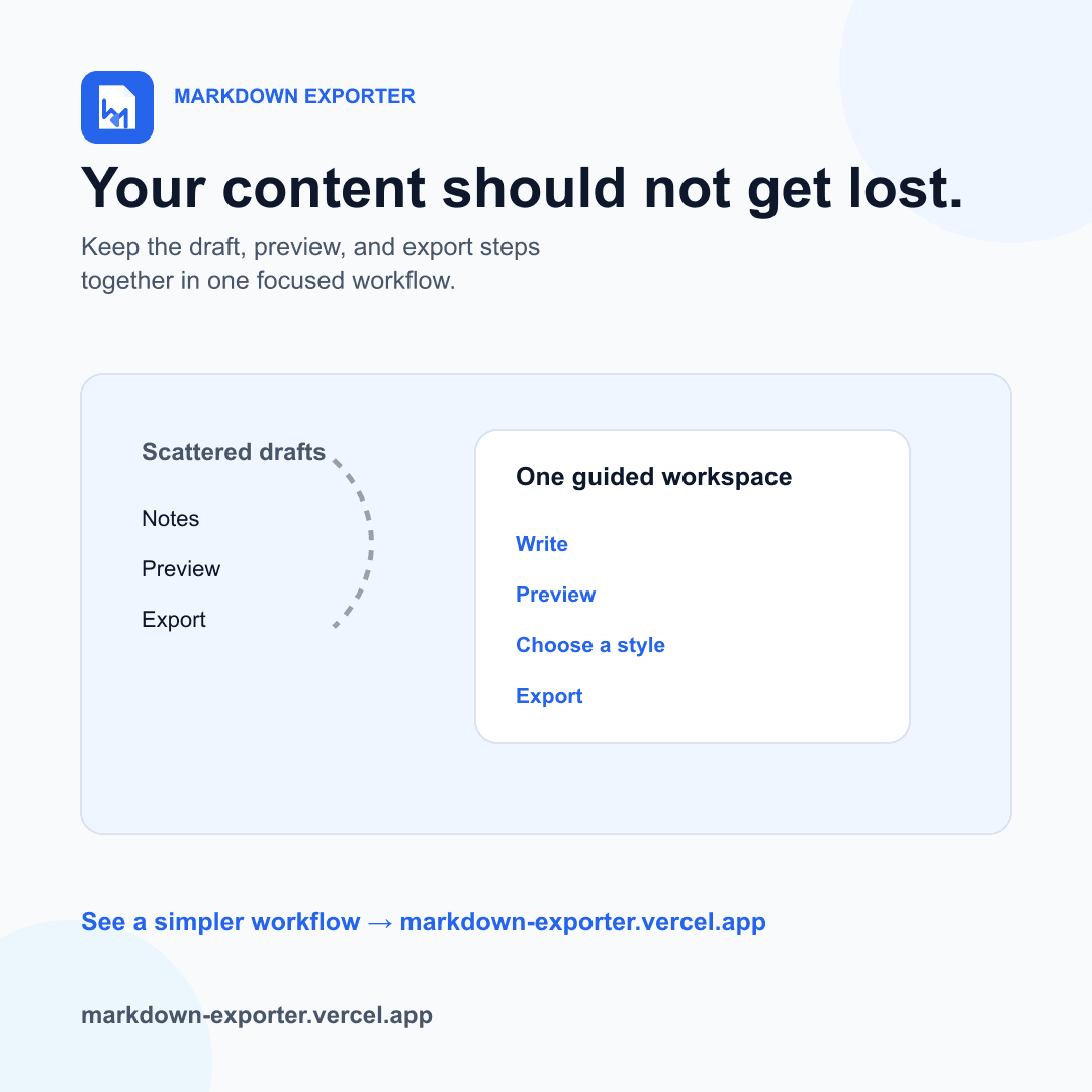 Markdown Exporter screenshot 2